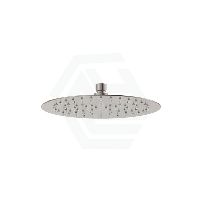 Fienza Kaya 250Mm Pvd Brushed Nickel Round Shower Head Heads