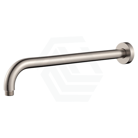 N#1(Nickel) Fienza Kaya 400Mm Round Brushed Nickel Shower Arm Arms