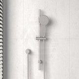 N#1(Nickel) Fienza Kaya Brushed Nickel Shower Rail With Handheld