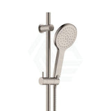 N#1(Nickel) Fienza Kaya Brushed Nickel Shower Rail With Handheld