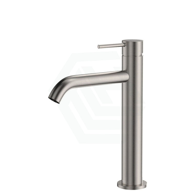 Fienza Kaya Medium Basin Mixer Brushed Nickel Mixers