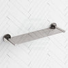 N#1(Nickel) Fienza Kaya Shower Shelf Brushed Nickel Back To Wall Bathroom Shelves