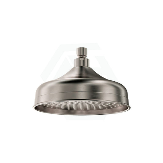 N#1(Nickel) Fienza Lillian Brass Swivel Rain Shower Head Brushed Nickel Heads