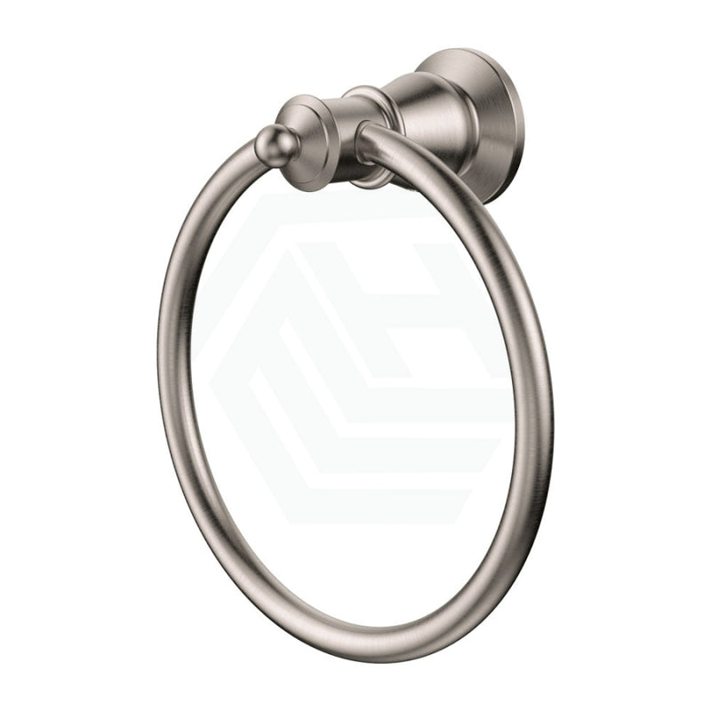 Fienza Lillian Towel Ring, Brushed Nickel