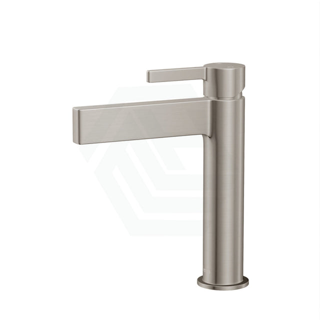 N#1(Nickel) Fienza Sansa Basin Mixer Brushed Nickel Short Mixers