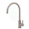 Fienza Sansa Brushed Nickel Sink Mixer 360 Swivel Solid Brass