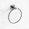 N#1(Nickel) Fienza Sansa Hand Towel Ring Brushed Nickel Holders