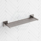 N#1(Nickel) Fienza Sansa Shower Shelf Brushed Nickel Back To Wall Bathroom Shelves