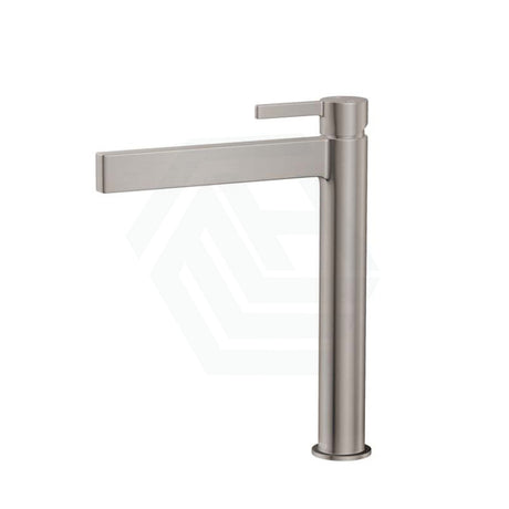 N#1(Nickel) Fienza Sansa Tall Basin Mixer Brushed Nickel Solid Brass Mixers