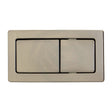 N#1(Nickel) Fienza Square Brushed Nickel Toilet Flush Button Plate For Back To Wall Suite Toilets