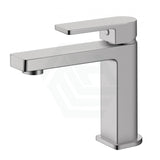 N#1(Nickel) Ikon Flores Solid Brass Brushed Nickel Basin Mixer Tap For Vanity And Sink Short Mixers