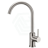 N#1(Nickel) Ikon Hali 360 Swivel Brushed Nickel Solid Brass Kitchen Sink Mixer Tap Pin Lever Mixers