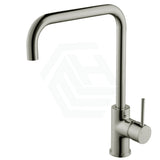 N#1(Nickel) Ikon Hali High Rise 360 Swivel Spout Solid Brass Brushed Nickel Kitchen Sink Mixer Tap