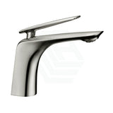 N#1(Nickel) Norico Bellino Brushed Nickel Solid Brass Mixer Tap For Basins Short Basin Mixers