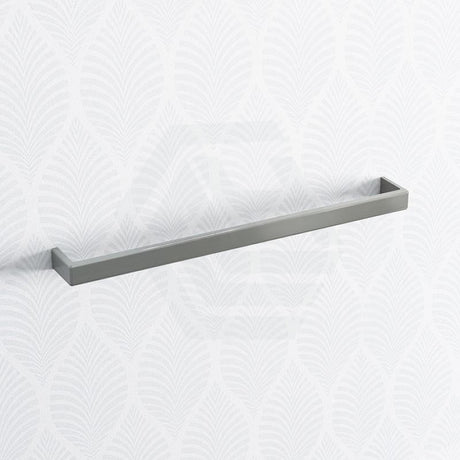 Norico Cavallo 600/800Mm Square Brushed Nickel Single Towel Rail Stainless Steel 304 Bathroom