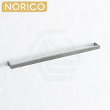 Norico Cavallo 600/800Mm Square Brushed Nickel Single Towel Rail Stainless Steel 304 800Mm Bathroom