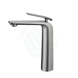 Esperia Brass Tall Basin Mixer Tap Brushed Nickel