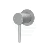 Brass Shower Wall Mixer 65mm Brushed Nickel