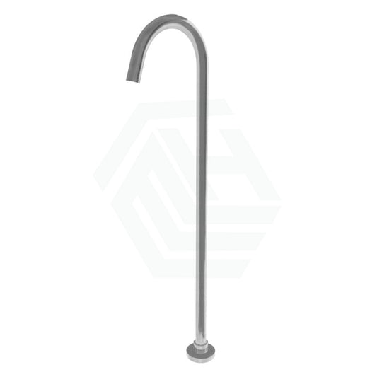 N#1(Nickel) Norico Round Floor Mounted Bath Mixers Stainless Steel Brushed Nickel