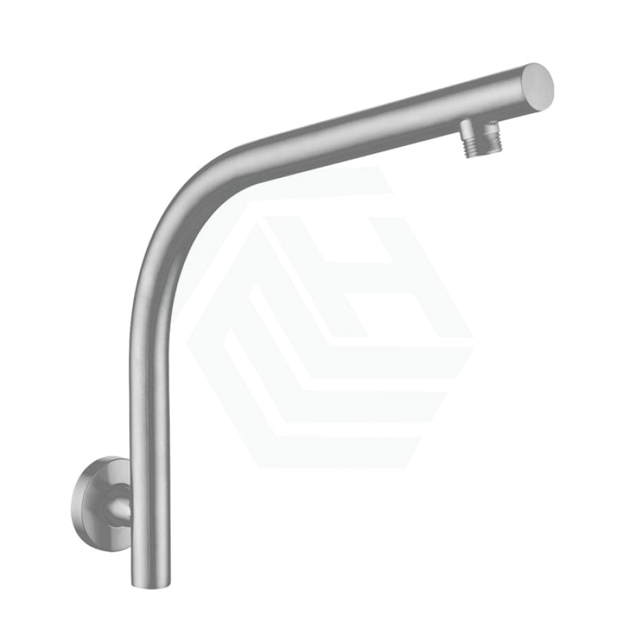 N#1(Nickel) Norico Round Shower Arm Wall Mounted Brushed Nickel Arms