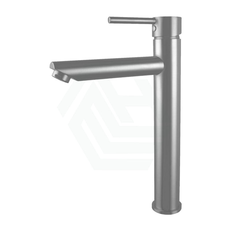 Norico Brass Tall Basin Mixer Tap Brushed Nickel