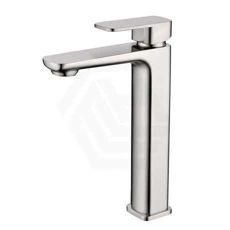 N#1(Nickel) Nova New Brass Brushed Nickel High Rise Basin Mixer Tall Mixers