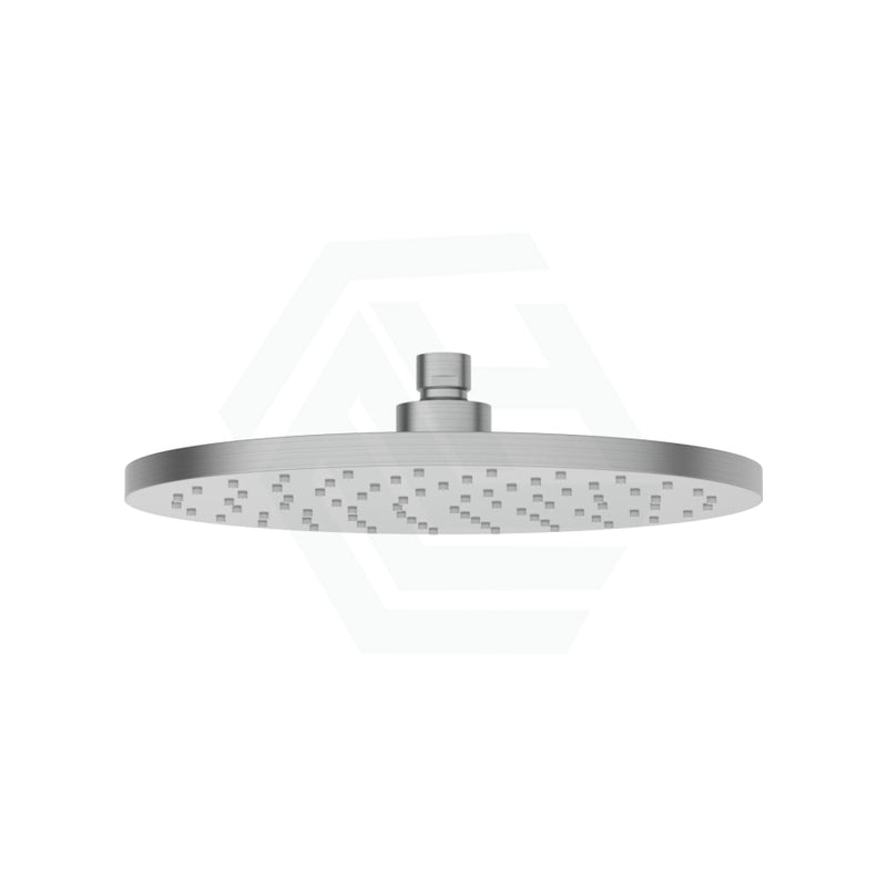 Otus 250mm Round Plastic Shower Head Brushed Nickel