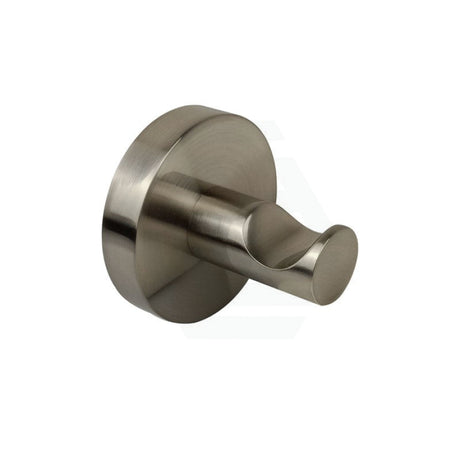 Otus Round Brushed Nickel Brass Robe Hook Hooks