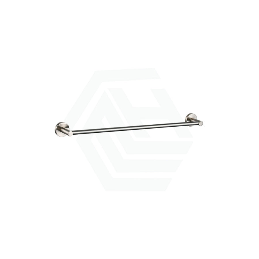 Otus Single Brushed Nickel Towel Rail 350Mm Wall Mounted Hand Holders