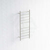 N#1(Nickel) Radiant Brushed Nickel Heated Round Ladder Towel Rail 430 X 1100Mm 10 Bars Rails