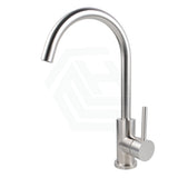 Round Brushed Nickel Kitchen Sink Mixer Tap 360° Swivel Products