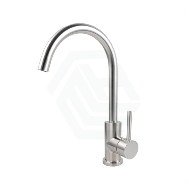 N#1(Nickel) Round Brushed Nickel Kitchen Sink Mixer Tap 360 Swivel Mixers