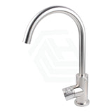 Round Brushed Nickel Kitchen Sink Mixer Tap 360° Swivel Products