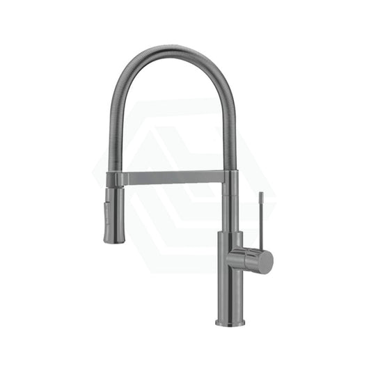 N#1(Nickel) Scotia 360 Swivel Brushed Nickel Kitchen Sink Mixer Tap Hot & Cold Brass Pull Down