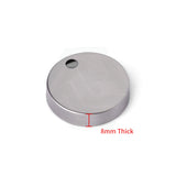 N#1(Nickel) 5.5/8Mm Thick Brushed Nickel Round Hinge Covers For Seat Cover 8Mm Toilet Accessories