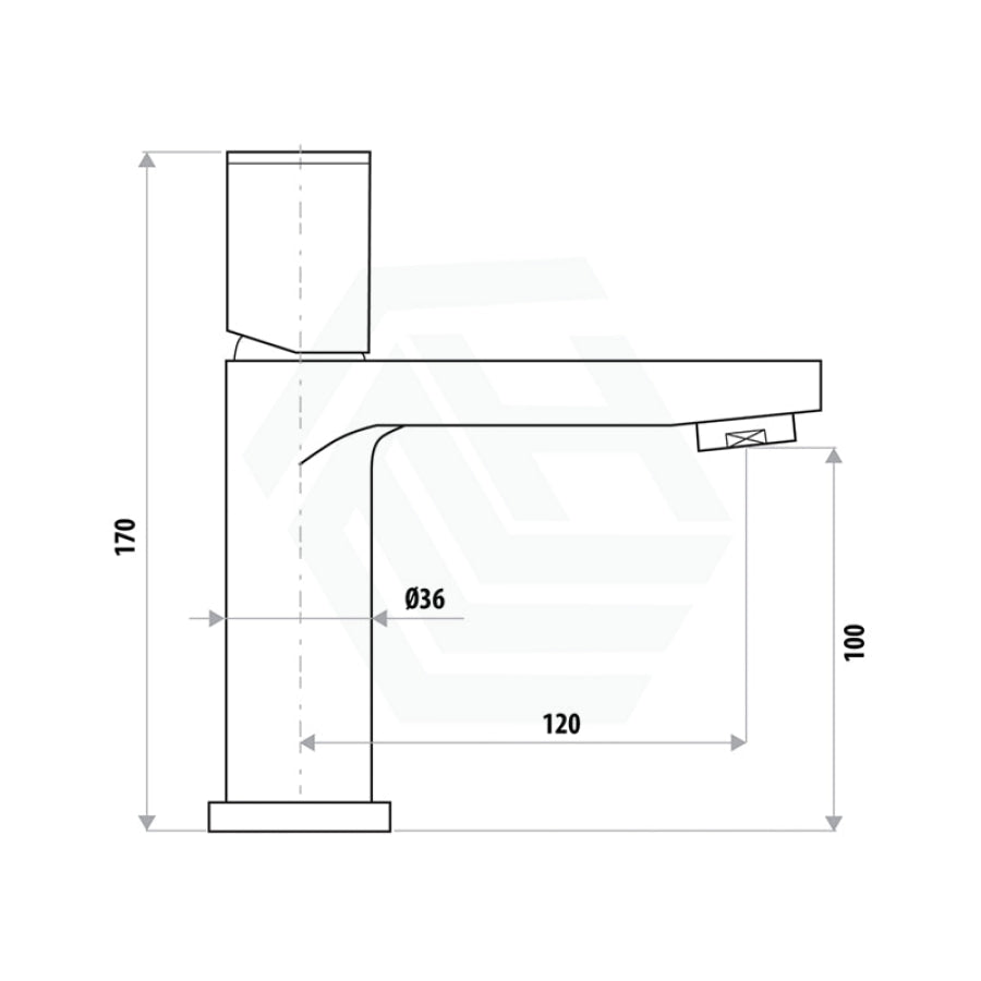 The Gabe Basin Mixer Brushed Nickel Short Mixers