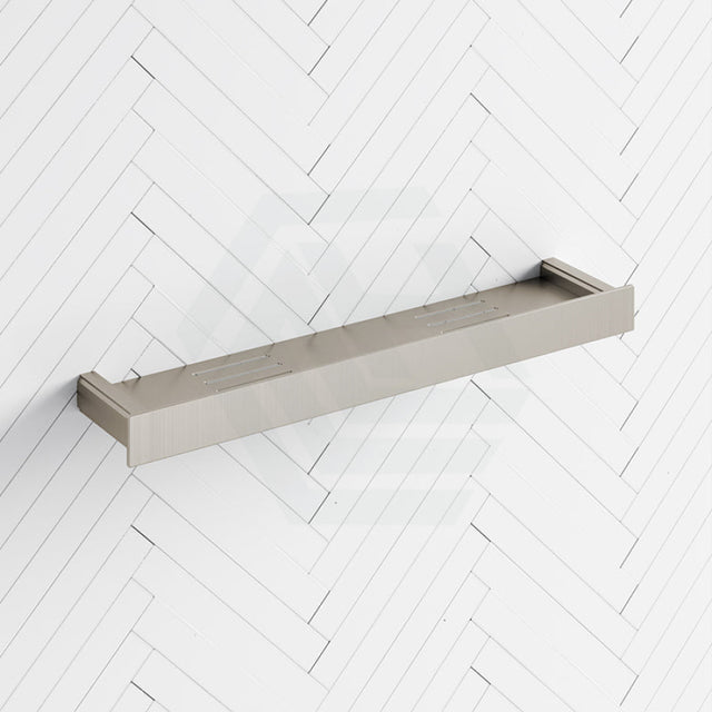 N#2(Nickel) Linkware Gabe Brushed Nickel Shelf Stainless Steel 304 Wall Mounted Back To Bathroom