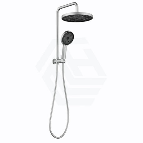 Linkware Gabe Twin Shower Brushed Nickel Showers