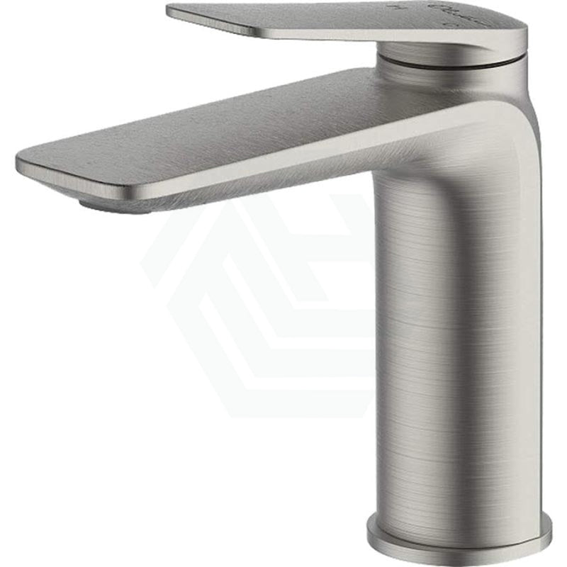 Oliveri Paris Brass Brushed Nickel Basin Mixer Tap for Vanity and Sink