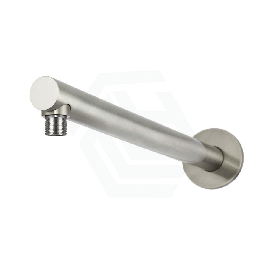 N#5(Nickel) Meir 400Mm Round Wall Mounted Shower Arm Brushed Nickel Arms