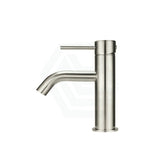 N#3(Nickel) Meir Piccola Brushed Nickel Short Basin Mixer Tap Solid Brass Mixers