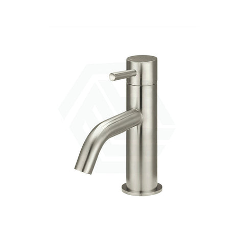 N#3(Nickel) Meir Piccola Brushed Nickel Short Basin Mixer Tap Solid Brass Mixers