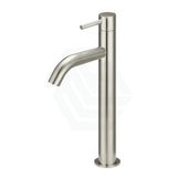 N#3(Nickel) Meir Piccola Brushed Nickel Tall Basin Mixer Tap With 130Mm Spout Solid Brass Mixers