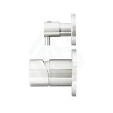 Meir Round Pinless Diverter Mixer Pvd Brushed Nickel Wall Mixers With