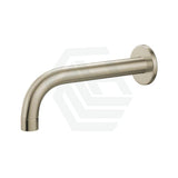 N#3(Nickel) Meir Universal Solid Brass Round Curved Wall Spout Pvd Brushed Nickel Spouts