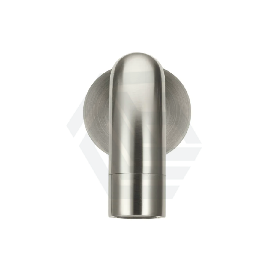 N#5(Nickel) Meir Universal Solid Brass Round Curved Spout Pvd Brushed Nickel Wall Spouts