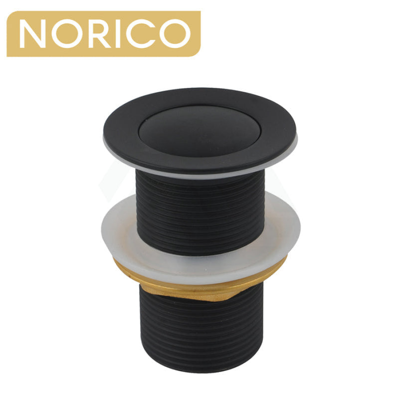 Norico Pop Up Waste No Overflow Adapter Matt Black