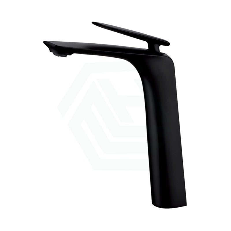 Bellino Brass Tall Basin Mixer Tap Black