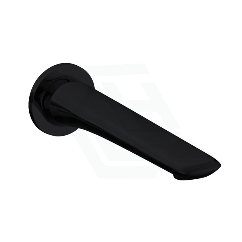 Norico Bellino Matt Black Solid Brass Wall Spout For Bathtub Bathroom Products