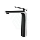 Esperia Brass Tall Basin Mixer Tap Chrome Black